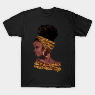 Black Girl Magic Melanin Queen Black Woman T-Shirt